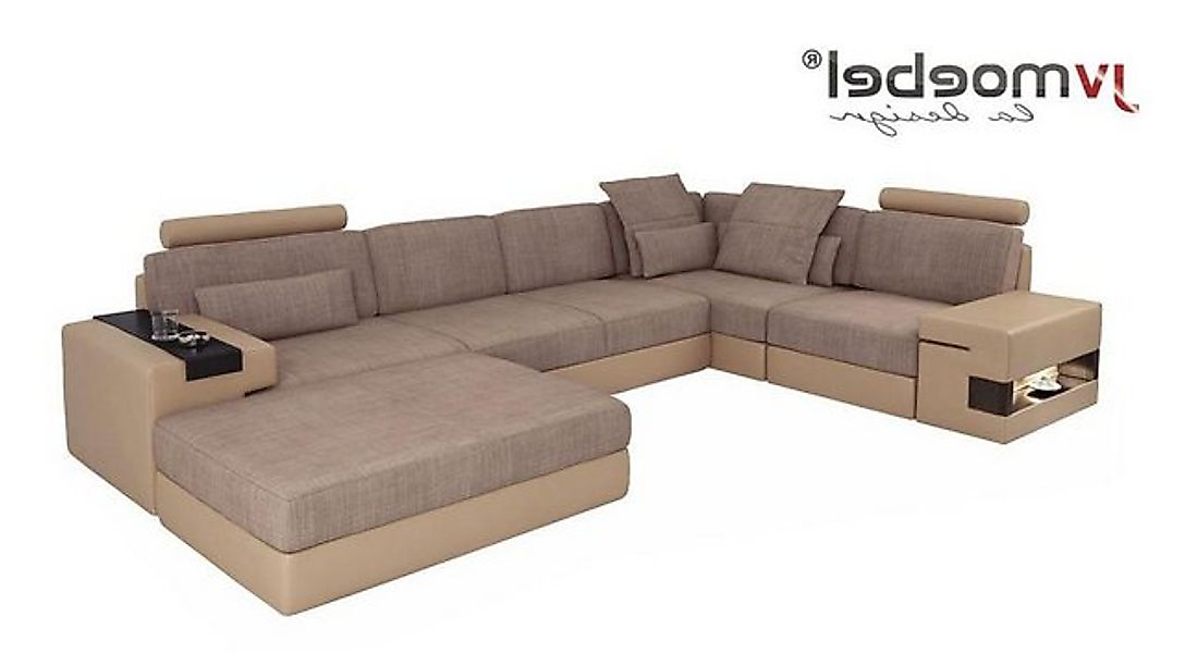 Xlmoebel Ecksofa Neues Set für das Wohnzimmer mit modernem Leder-Ecksofa, H günstig online kaufen