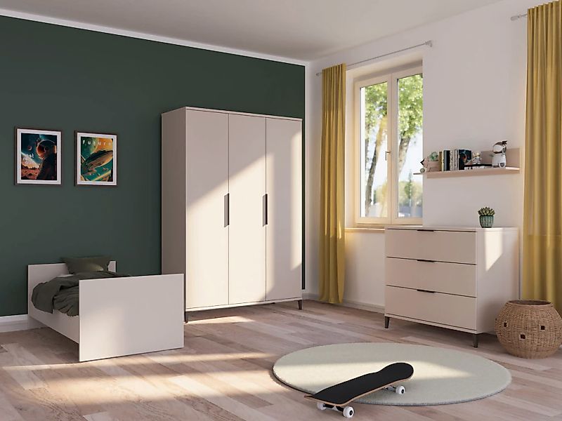 Home affaire Kleiderschrank "ARI, 3-türig" viel Stauraum mit Einlegeböden u günstig online kaufen