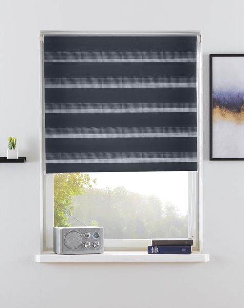 my home Doppelrollo "MARANO" Lichtschutz Sichtschutz  Verdunkelung ohne Boh günstig online kaufen