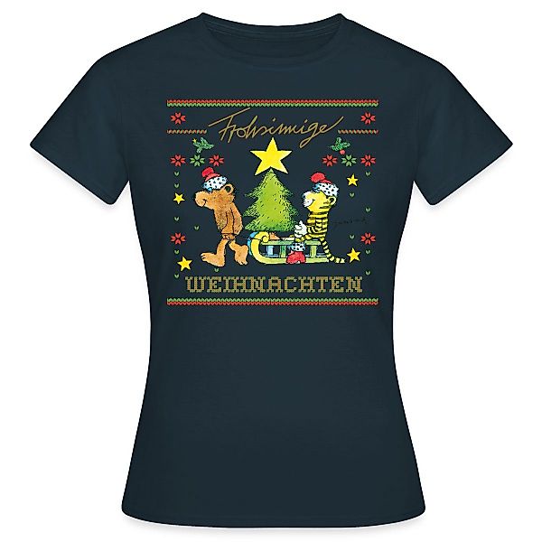 Spreadshirt T-Shirt Janosch Frohsinnige Weihnachten Ugly günstig online kaufen