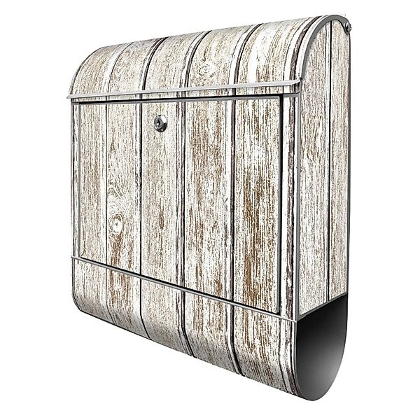 Banjado Design Briefkasten Silber Pulverbeschichtet 39x47x14cm 2 Schlüssel günstig online kaufen