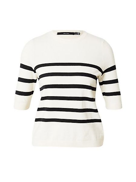 Vero Moda Kurzarmpullover "leichter Feinstrickpullover VMSABA PLAIN SS O-NE günstig online kaufen