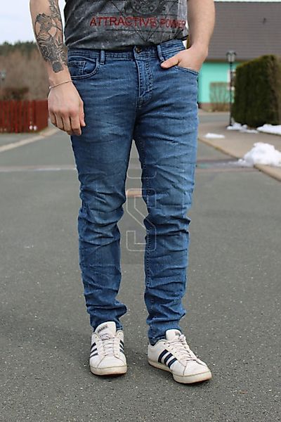 BROADWAY NYC Herren 5-Pocket Jeans Tyler blue wash günstig online kaufen
