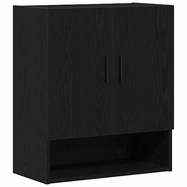 vidaXL Wandmontierter Schrank Schwarz Eichen-Optik 60 x 31 x 70 cm 862941 günstig online kaufen