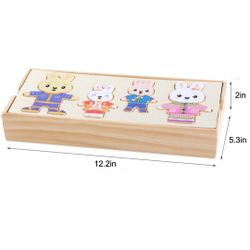 CLTYQ Lernspielzeug Kinder Holzpuzzle, Holz-Puzzle Box, günstig online kaufen