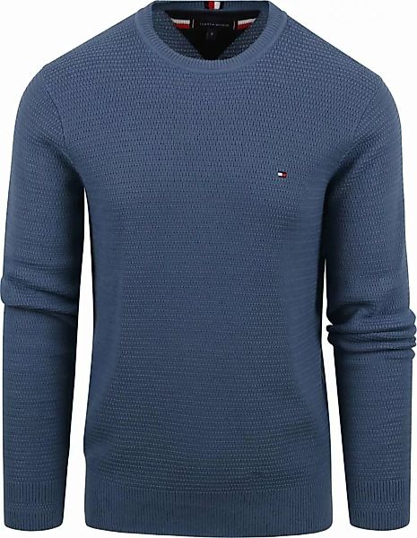 Tommy Hilfiger Interlaced Pullover Blau - Größe XXL günstig online kaufen