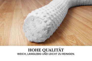 Amilian Nestchenschlange Bettschlange 210cm - Seitenschläferkissen günstig online kaufen