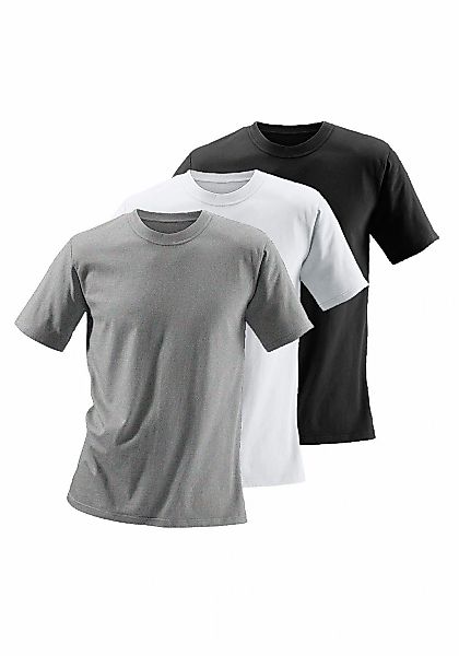 H.I.S T-Shirt, (Packung, 3 tlg.), aus Baumwolle perfekt als Unterziehshirt günstig online kaufen