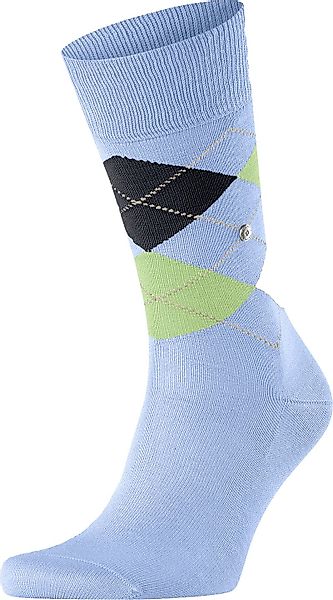 Burlington Manchester Socken Kariert Blau 6258 - Größe 40-46 günstig online kaufen