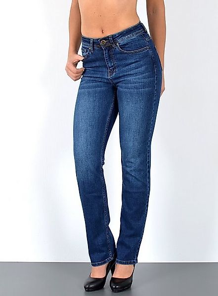ESRA Straight-Jeans Damen Jeans Straight Leg günstig online kaufen