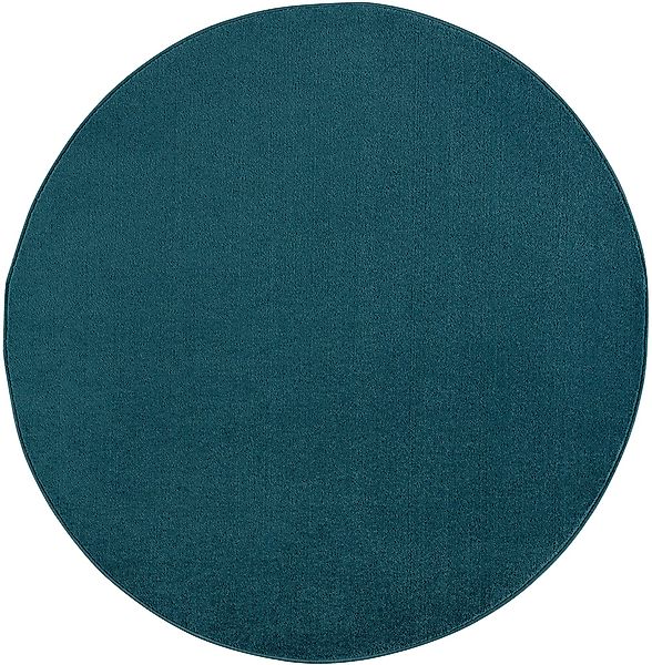 Sanat Teppich »Uni«, rund, 13 mm Höhe, robuster Kurzflorteppich, große Farb günstig online kaufen