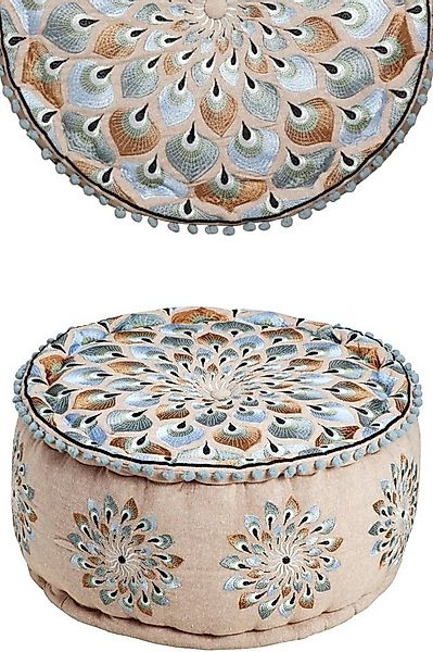 Marrakesch Orient & Mediterran Interior Pouf Orientalische Pouf Hocker Bode günstig online kaufen