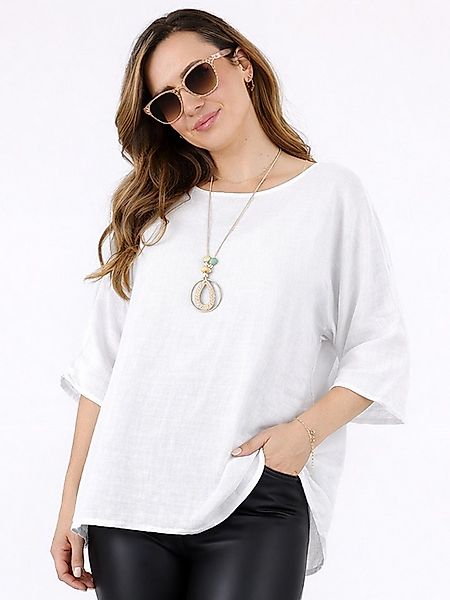 YC Fashion & Style Rundhalsshirt Lässiges Baumwollshirt – unkompliziert, ko günstig online kaufen