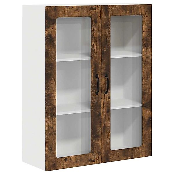 vidaXL Küchenwandschrank mit Regal Geräucherte Eiche 80 x 31 x 100 cm 88551 günstig online kaufen