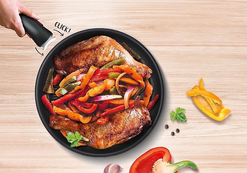 Tefal Pfannen-Set »Ingenio XL Force«, Aluminium, (Set, 3 tlg., je 1 Pfanne günstig online kaufen