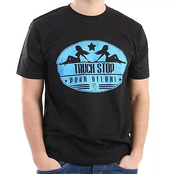Porn Deluxe T-Shirt Men - Truckers Lounge - Schwarz günstig online kaufen