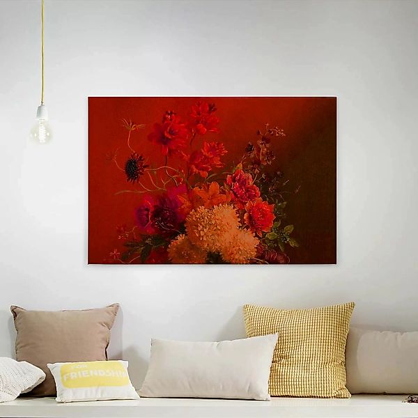 A.S. Création Leinwandbild "bouquet vibrant", Kunst-Blumen-Kinder, (1 St.), günstig online kaufen