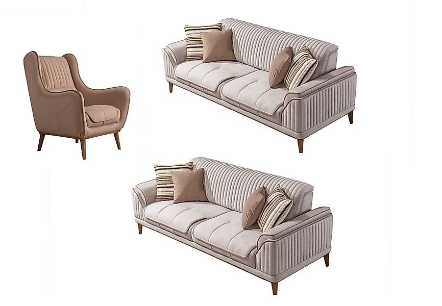Villa Möbel Polstergarnitur Bond, (Set, 3-tlg), günstig online kaufen