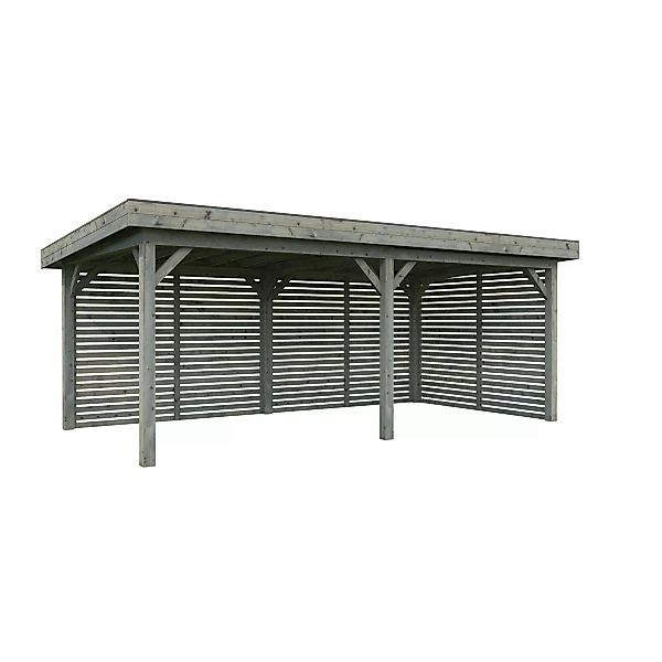 Palmako Pavillon Lenna Set 309 Grau Tauchgrundiert 588 cm x 300 cm FSC® günstig online kaufen