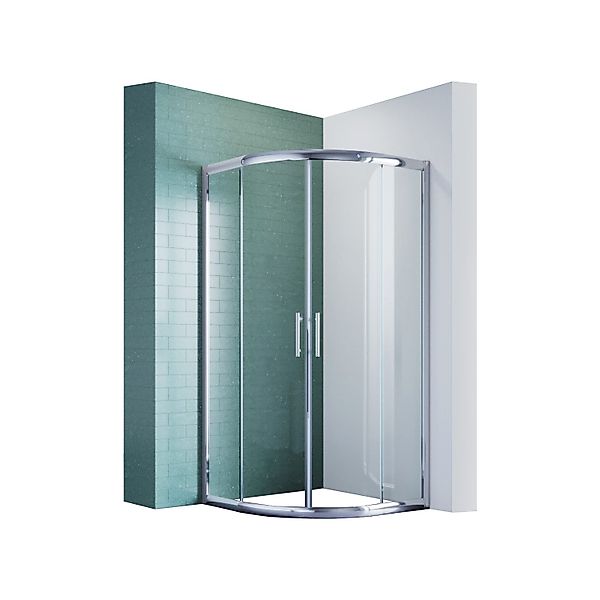 SONNI Runddusche Duschkabine rund,80cm-100cm,Viertelkreis,Eckdusche,Schiebe günstig online kaufen