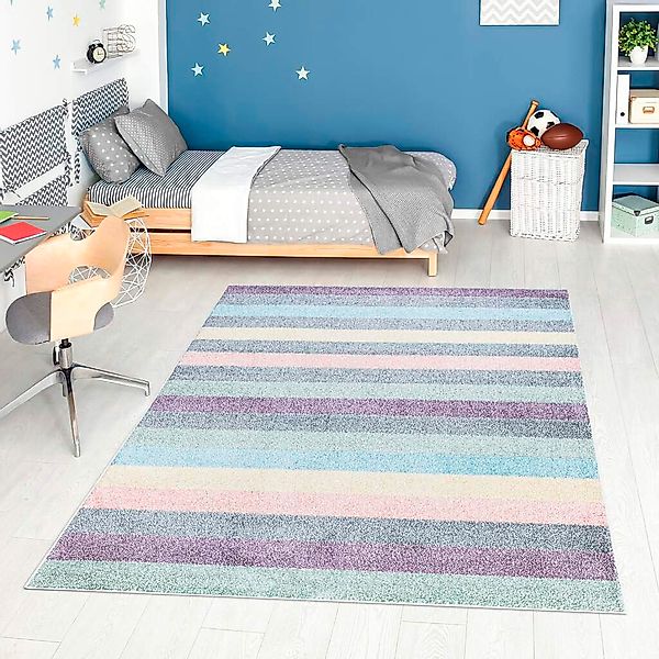 Carpet City Teppich "YOUNG955" rechteckig 11 mm Höhe Moderner Jugend- Kinde günstig online kaufen