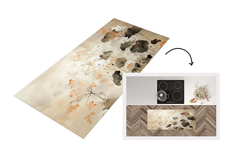 MuchoWow Küchenläufer Blumen - Japandi - günstig online kaufen
