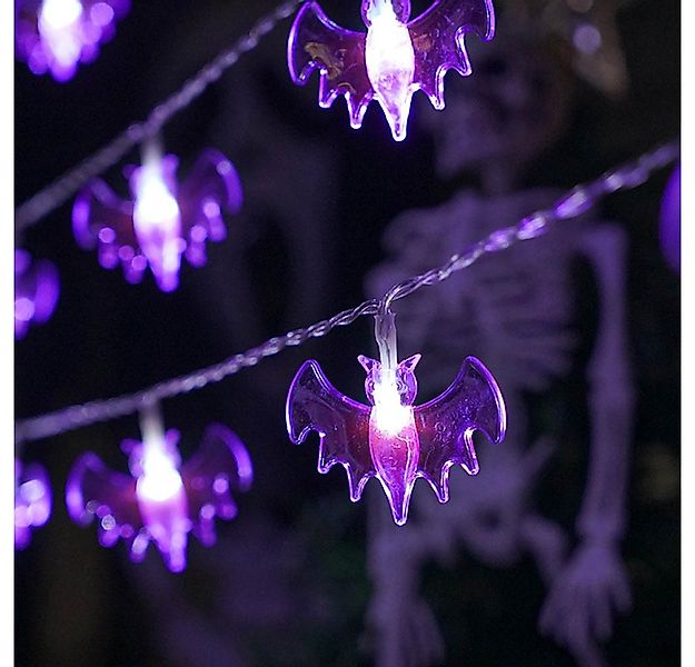 Jibenhome LED-Lichterkette Batteriebetriebene Halloween-Lichterkette 1.5/3 günstig online kaufen