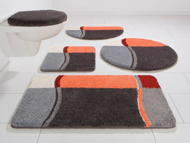 my home Badematte "Belio, Badvorleger, Badezimmer Teppich" Höhe 20 mm rutsc günstig online kaufen