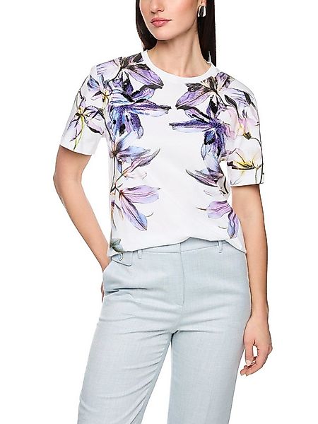 Marc Cain T-Shirt Serene Hues Premium Damenmode mit Lilienprint, locker ges günstig online kaufen