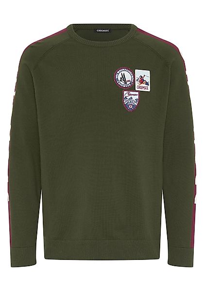 Chiemsee Strickpullover Strickpullover mit Patches und günstig online kaufen