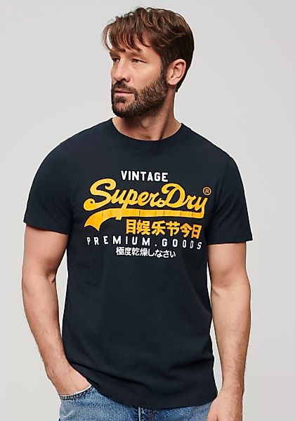 Superdry Print-Shirt SD-VL DUO TEE Mit Cracked Print günstig online kaufen