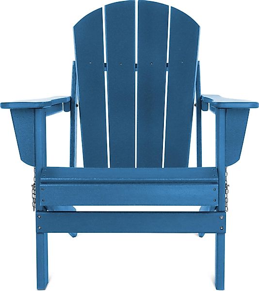 Aspero Gartenstuhl Gartenstuhl Adirondack mit Fußstütze, günstig online kaufen