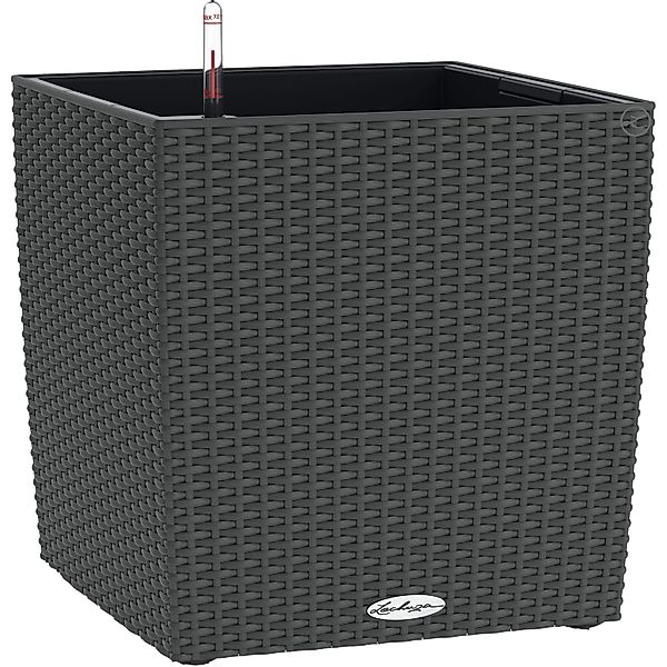 Lechuza Pflanzgefäß Cube Cottage 30 cm x 30 cm x 30 cm Granit günstig online kaufen
