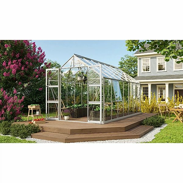 Vitavia Gewächshaus Olymp 11500 Alu 11,5 m² inkl. Fundamentrahmen günstig online kaufen