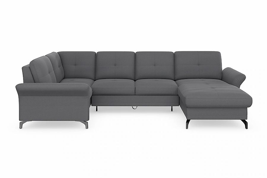 Home affaire Wohnlandschaft "Calando U-Form" wahlweise mit Bettfunktion, Be günstig online kaufen