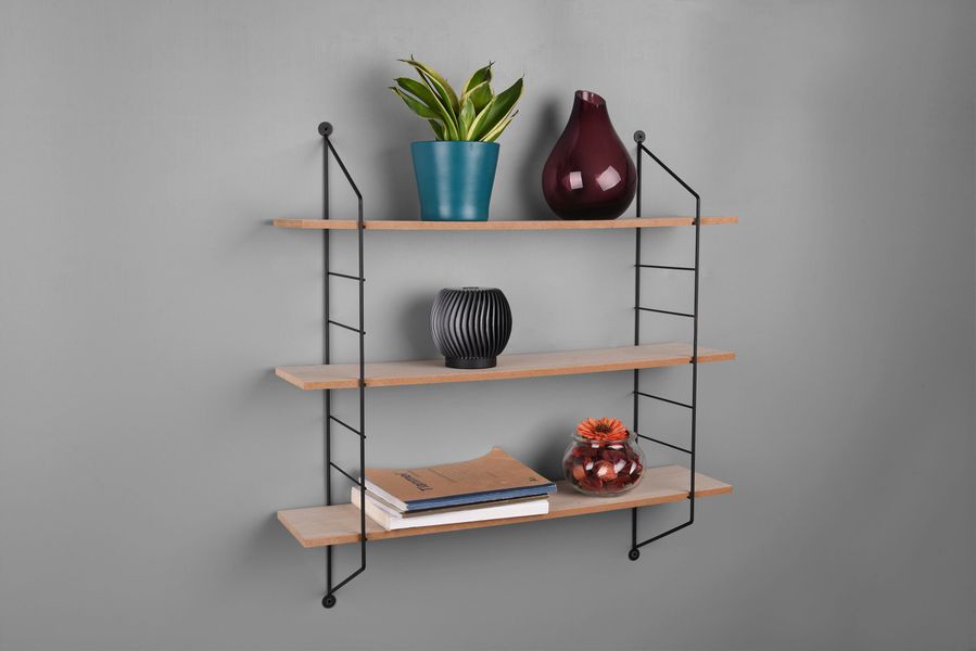 MIRRORS AND MORE Ablageregal »Clara« 1 Stk. tlg. Kombination aus Holz und M günstig online kaufen