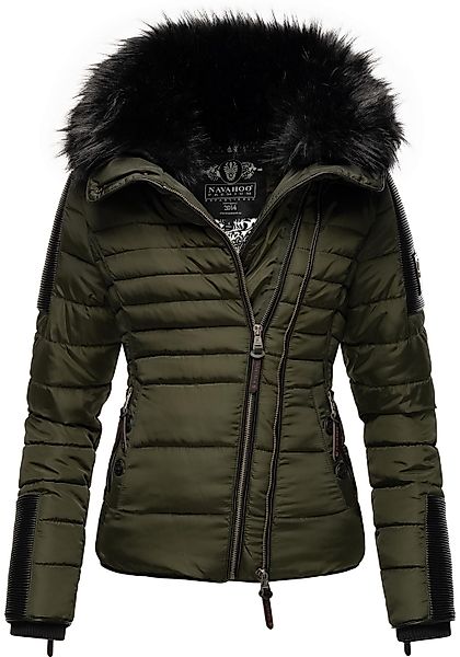 Navahoo Steppjacke "Yuki2", ohne Kapuze, stylische Winterjacke mit edlem Ku günstig online kaufen