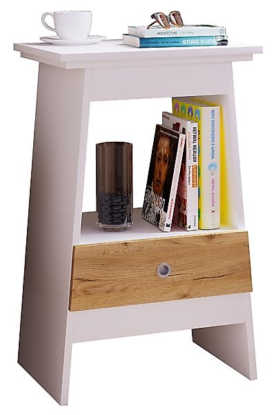 VCM Nachttisch Holz Beistelltisch Nachttisch Schublade günstig online kaufen