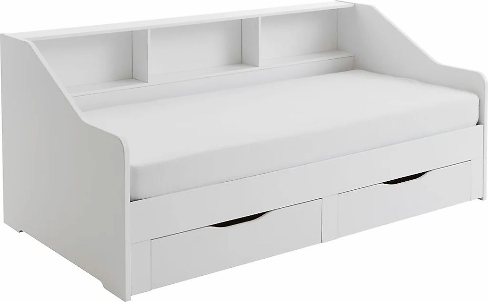Relita Stauraumbett "Rene" ausziehbarer Unterbau und 2 Schubladen. Lieferun günstig online kaufen