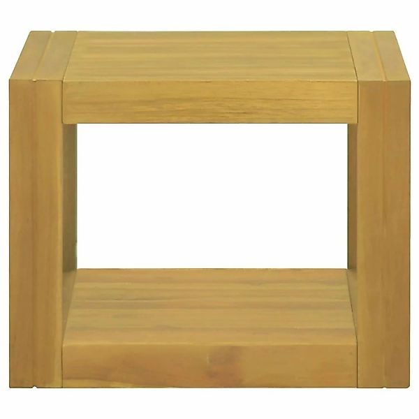 vidaXL Wand-Badregal 45x45x35 cm Massivholz Teak günstig online kaufen