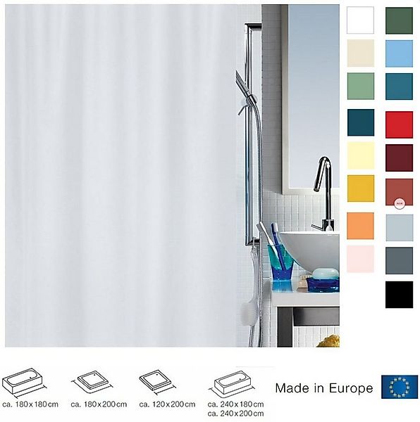 spirella Duschvorhang PRIMO Breite 120 cm, Anti-Schimmel Textil-Duschvorhan günstig online kaufen
