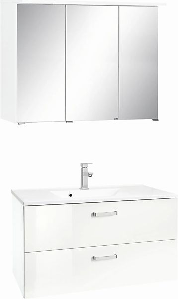 welltime Badmöbel-Set "Ravenna" 2 Stk. tlg. mit Soft-Close Funktion günstig online kaufen