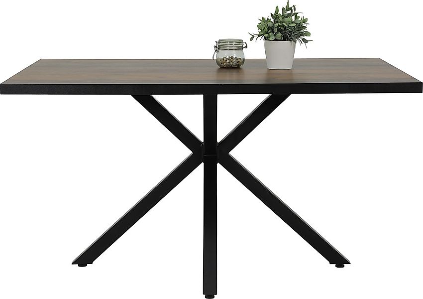 HELA Essgruppe "SPREE", (4 tlg.), Esstisch 140x90 cm mit Dickkante, Microfa günstig online kaufen