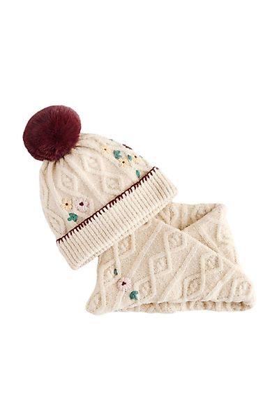 Next Beanie Set aus Strickmütze und günstig online kaufen