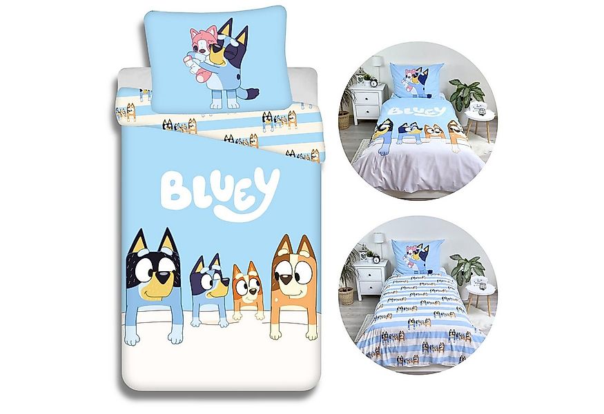 Sarcia.eu Kinderbettwäsche Bluey Kinder Bettwäscheset mit Reißverschluss, B günstig online kaufen