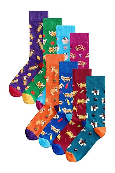 Next Kurzsocken Gemusterte Socken, 8er-Pack (8-Paar) günstig online kaufen