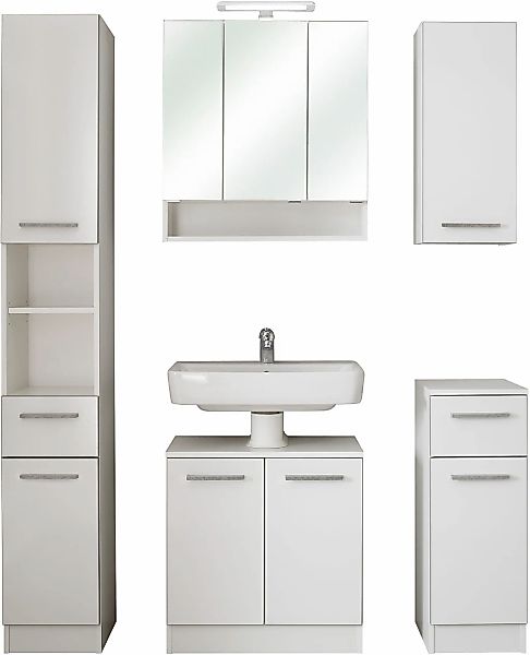 Saphir Badmöbel-Set "Quickset 953 5-teilig, Waschbeckenunterschrank und LED günstig online kaufen