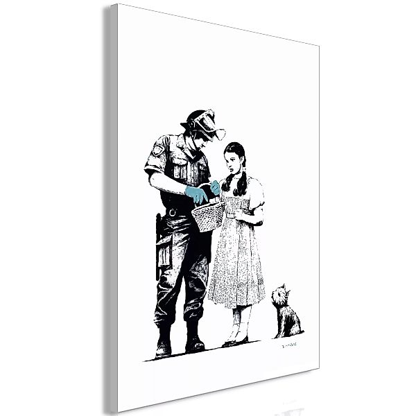 Wandbild - Dorothy and Policeman (1 Part) Vertical günstig online kaufen