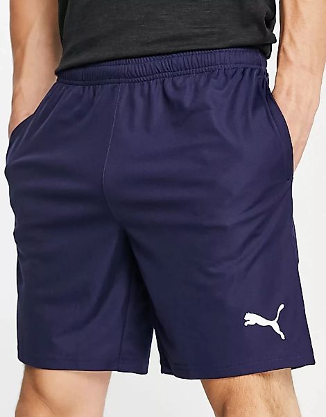 PUMA – Football Rise – Sport-Shorts in Marineblau günstig online kaufen