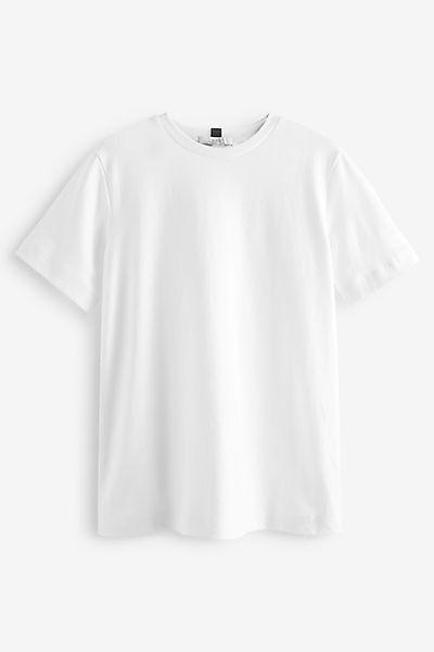 Next T-Shirt Schweres Kurzarm-T-Shirt, Kurzgröße (1-tlg) günstig online kaufen